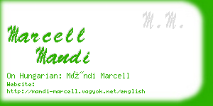 marcell mandi business card